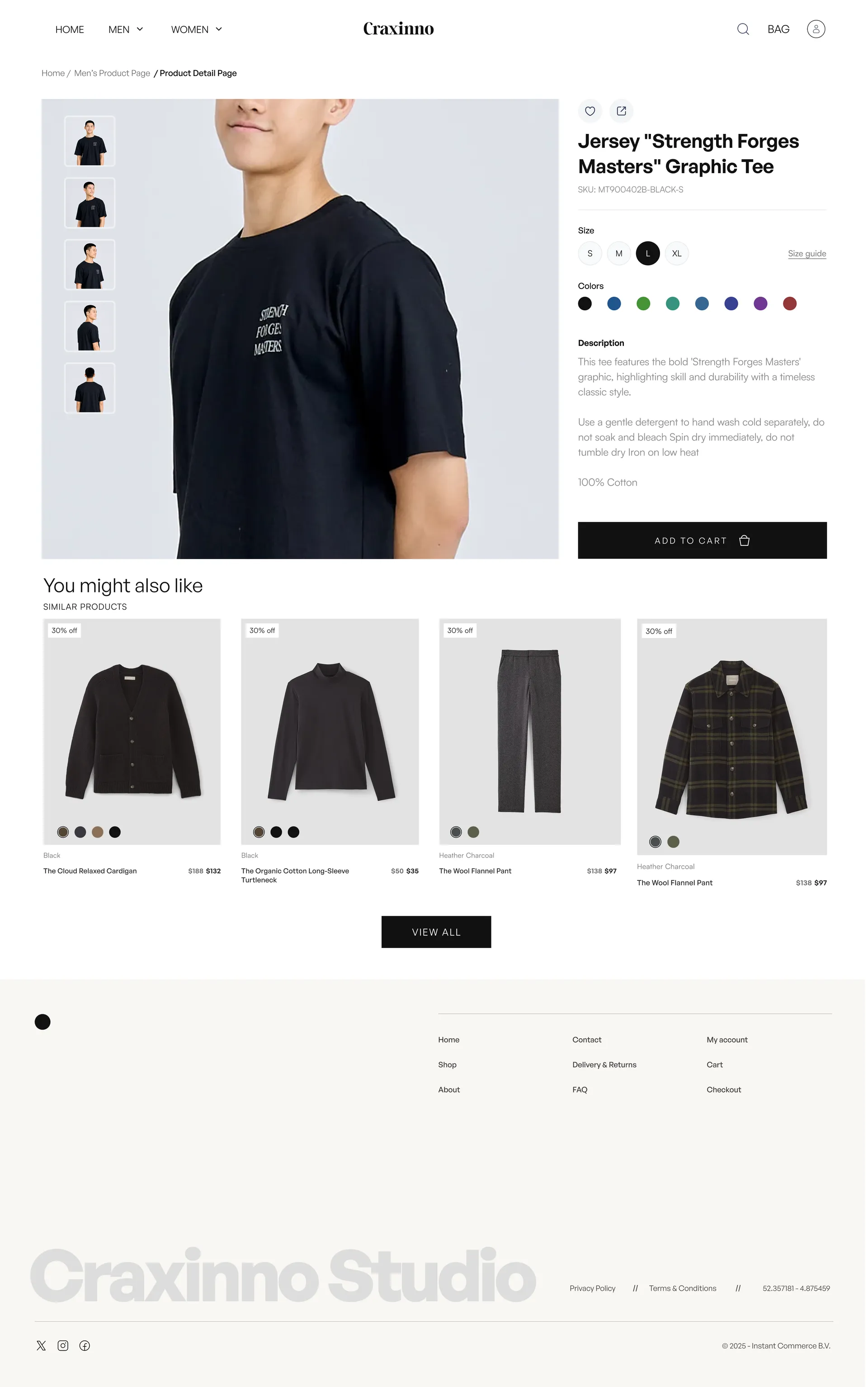 Craxinno — Fashion E-Commerce Website Design — 04